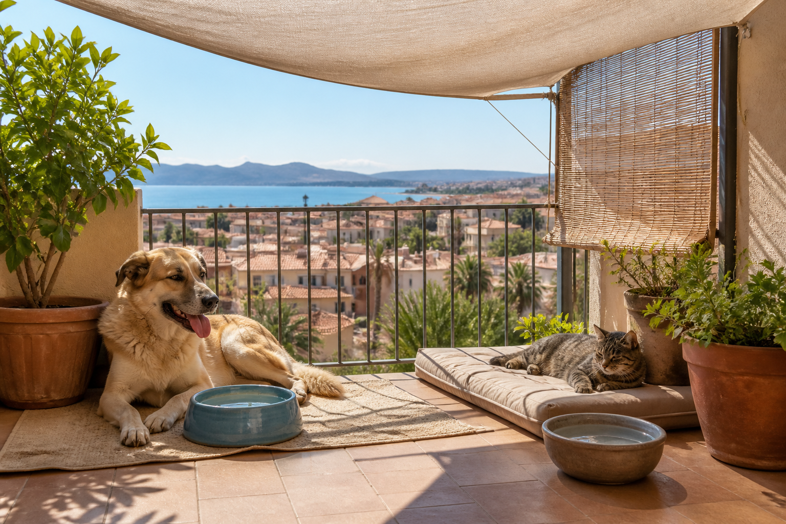 Quartu vieta cani e gatti su balconi e cortili senza riparo nelle ore pi? calde