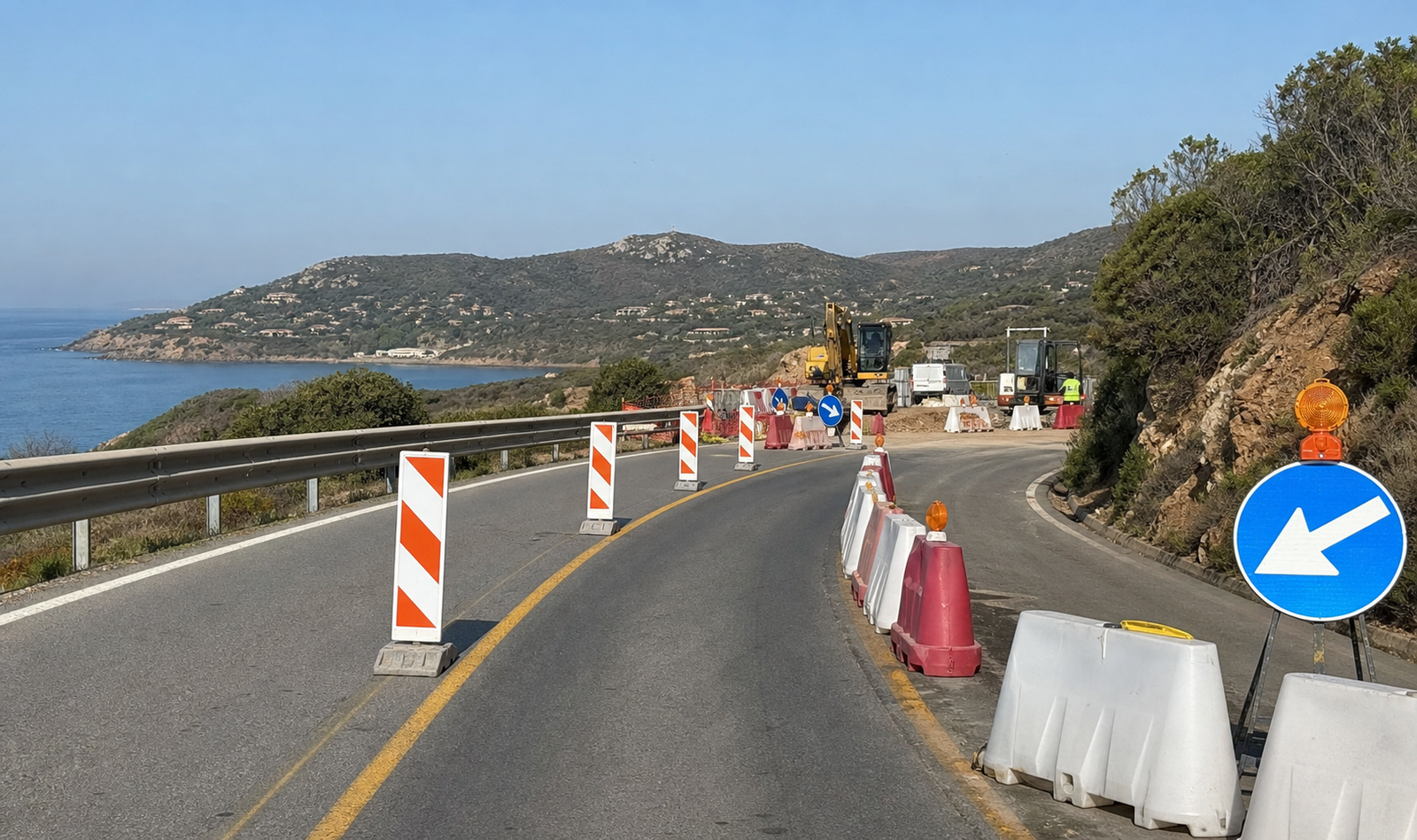 Sulla litoranea Quartu-Villasimius ripartono i cantieri del Tyrrhenian Link