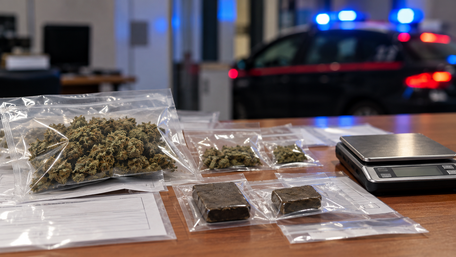 Quartu, sequestrati quasi 250 grammi di marijuana e hashish: arrestato un 42enne