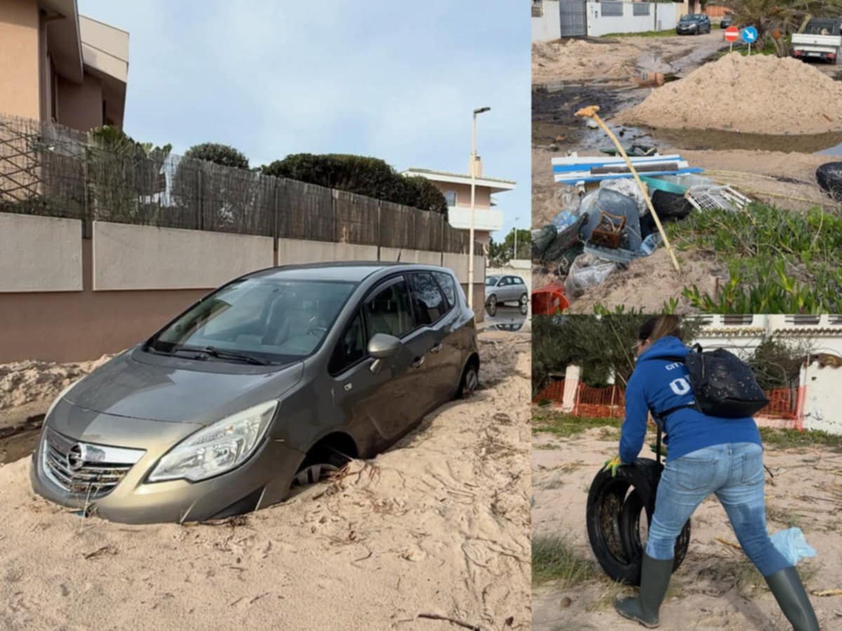 Quartu, choc a Flumini dopo il ciclone: “Dai fiumi anche carcasse d’auto e tantissime bottiglie”