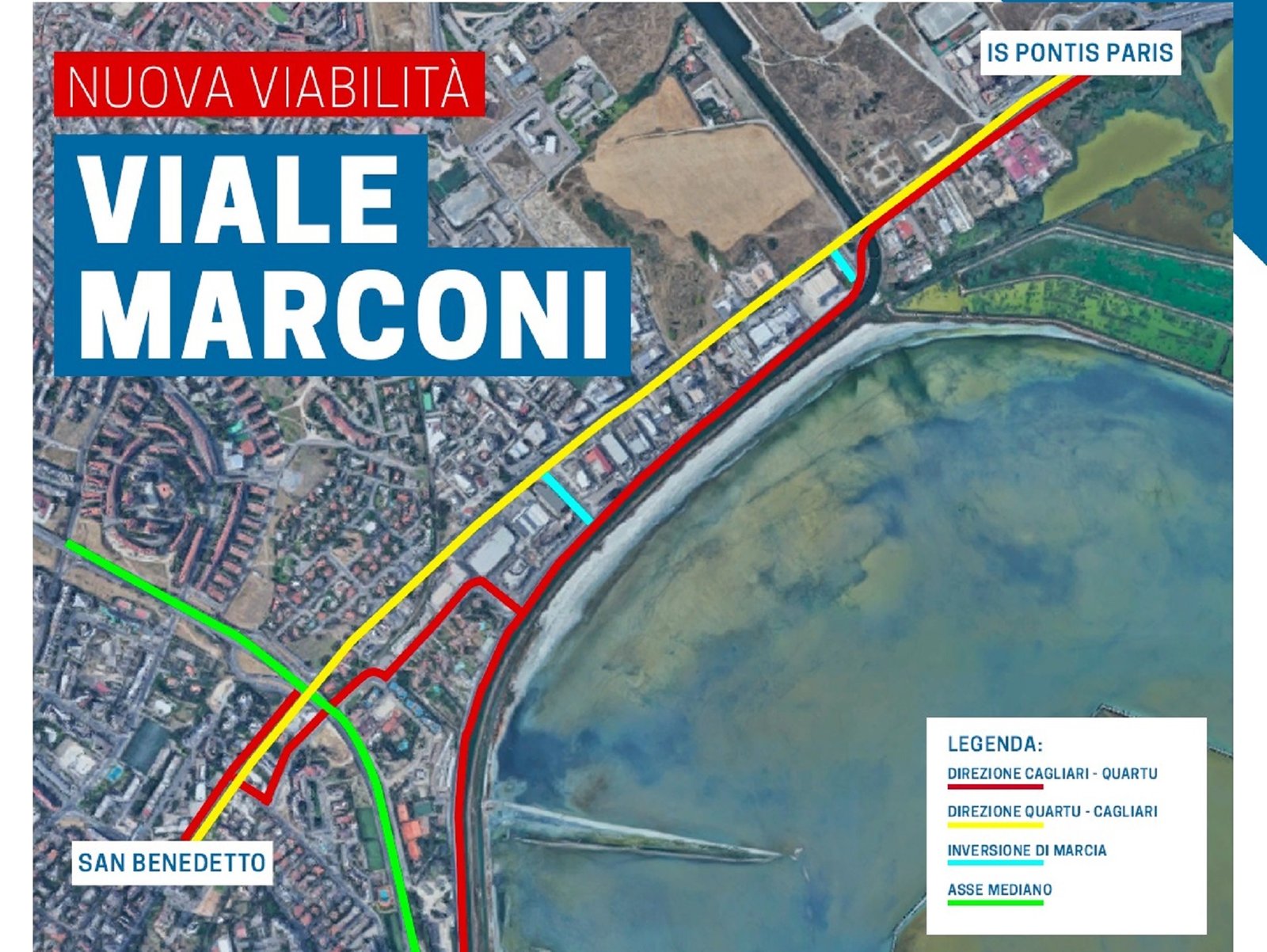 “Viale Marconi a senso unico, la retromarcia della destra a Cagliari”