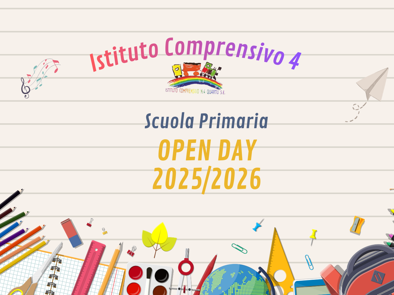 🔔Nuove date Open Day 2025/2026 – Scuola Primaria