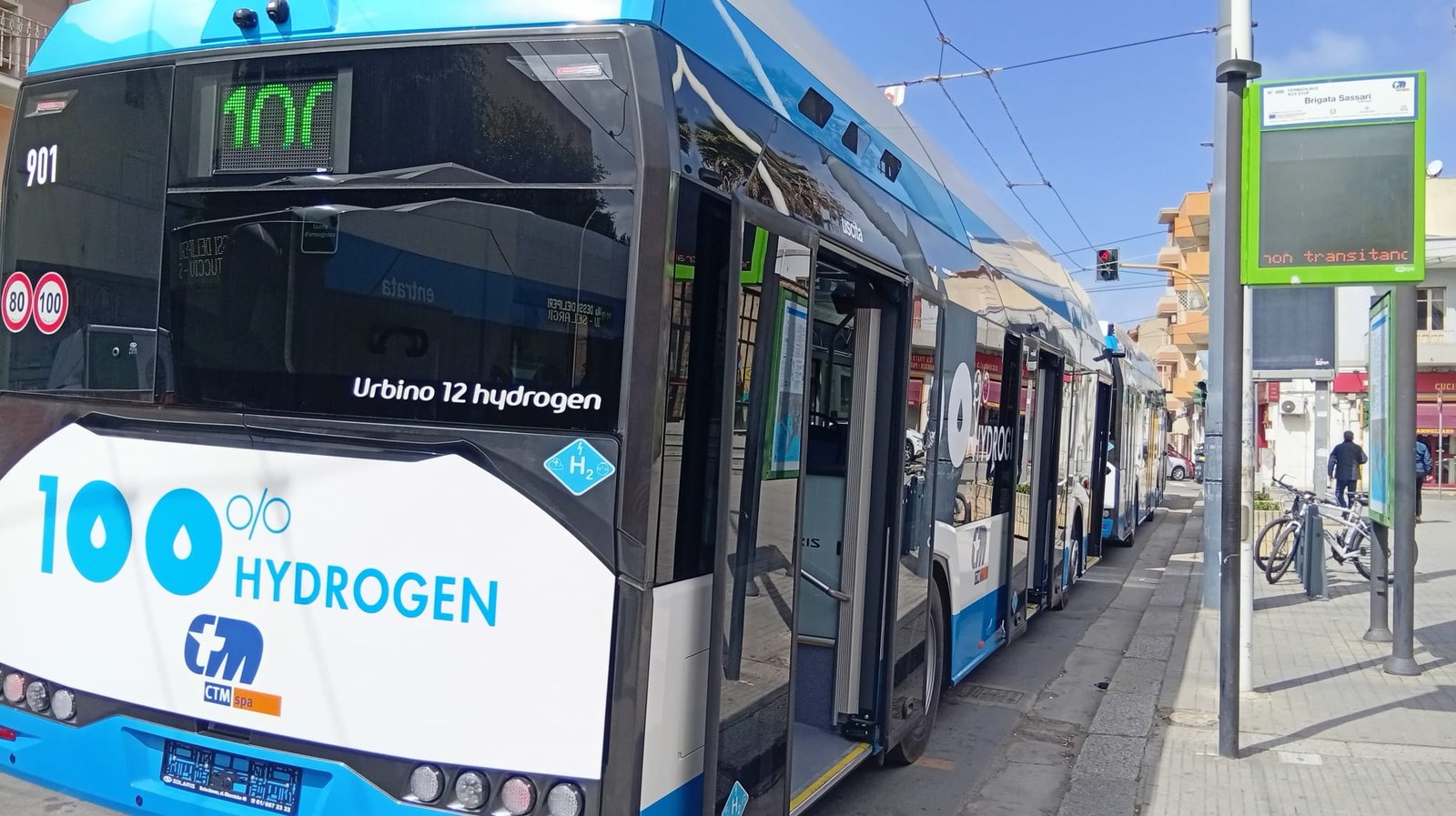 Primi 3 bus a idrogeno in Sardegna, la svolta “green” parte da Cagliari e Quartu
