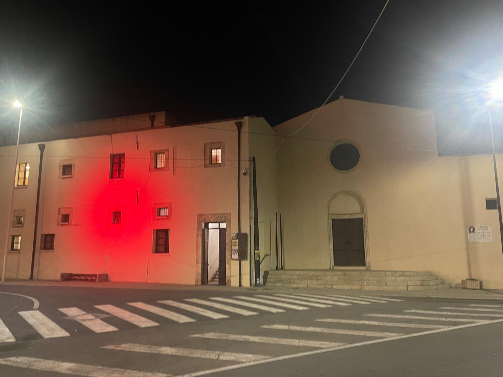 L’Ex Convento si tinge di rosso in occasione della Giornata internazionale della Talassemia