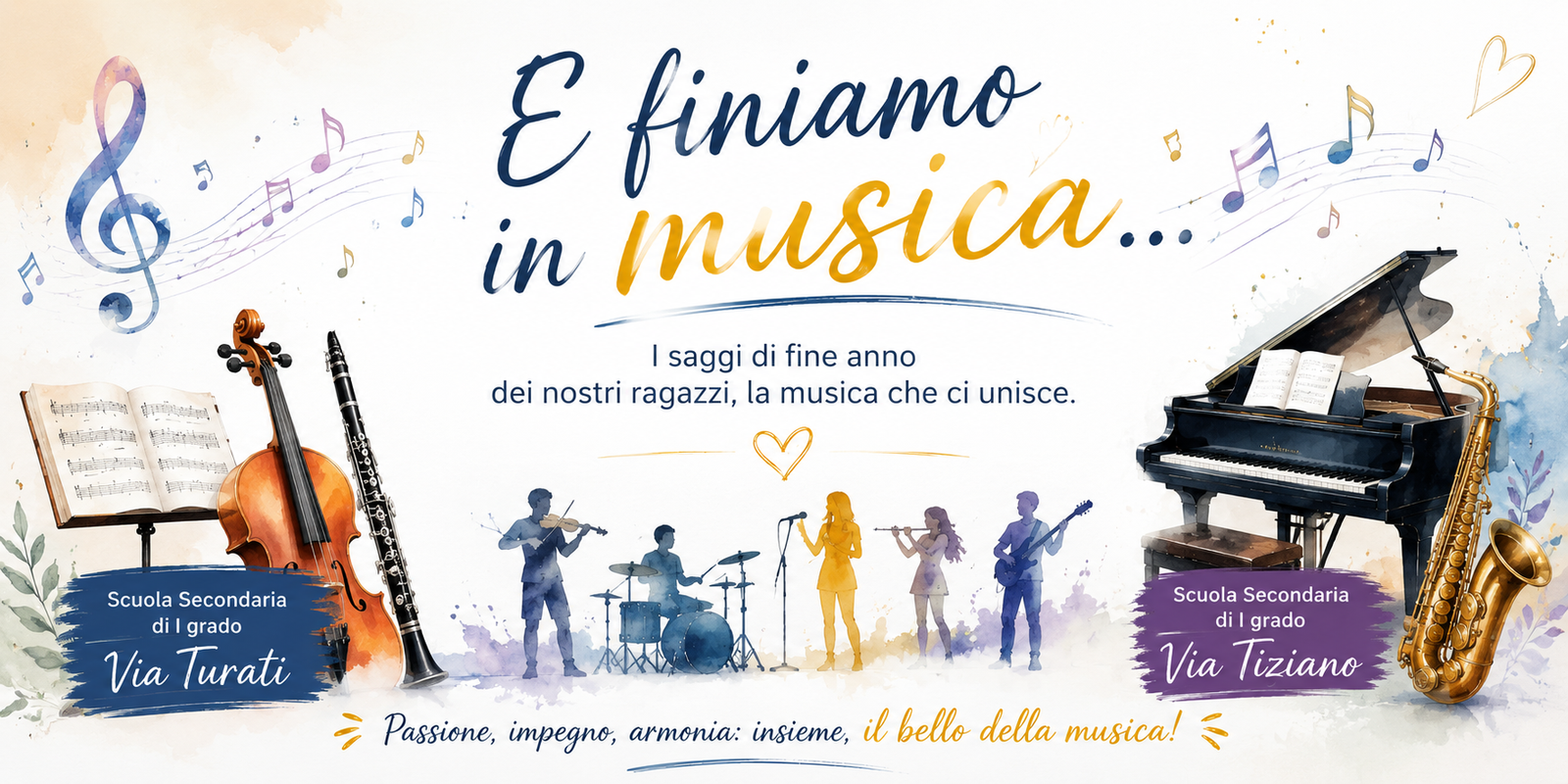 “E finiamo in musica…”