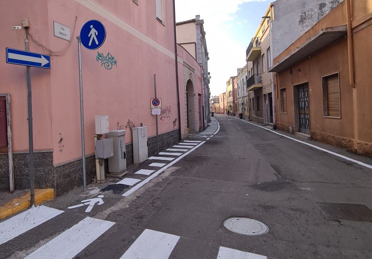 Nuovi percorsi pedonali nel centro storico di Quartu, da piazza Dessì e via Garibaldi