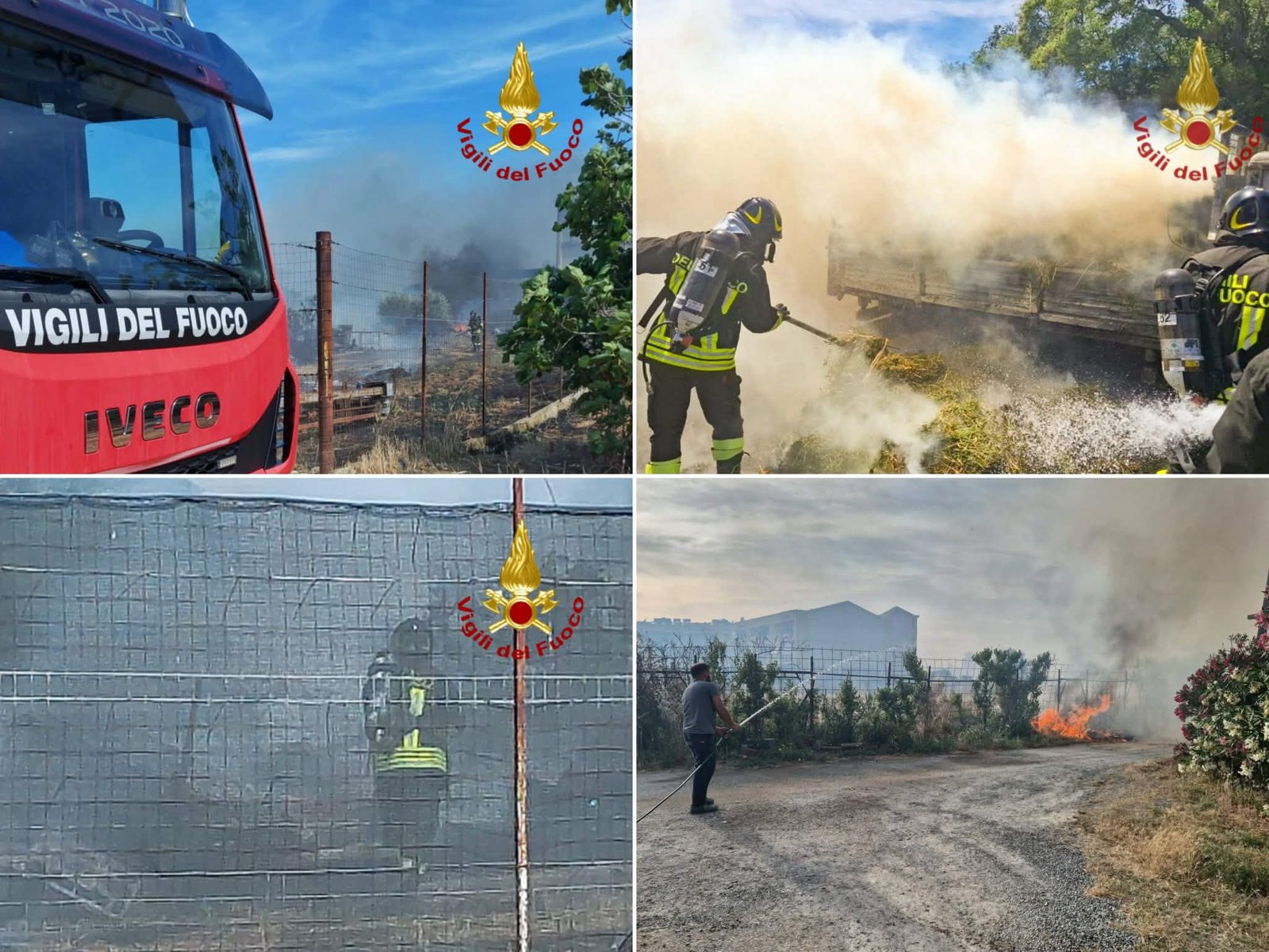Emergenza incendi a Cagliari e provincia: scuole evacuate e case minacciate dal vento