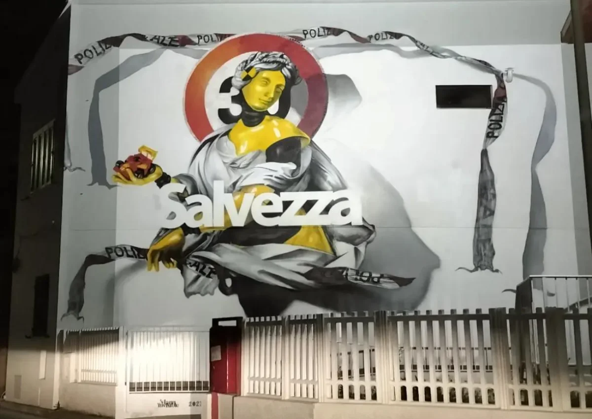 Sai dove si trova in Sardegna questo straordinario murale? Il suo messaggio può salvare vite