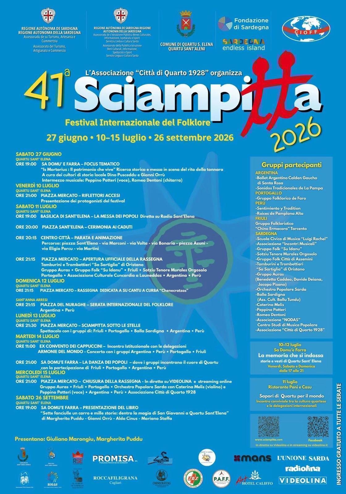 Festival Internazionale del Folklore Sciampitta - 41^ edizione