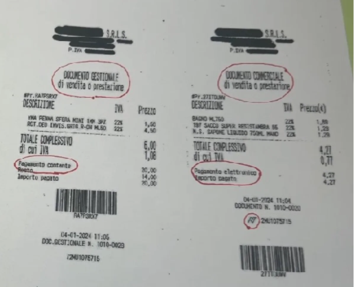 Il trucco dello scontrino fantasma per i contanti: maxi frode da 20 milioni di euro scoperta a Sassari