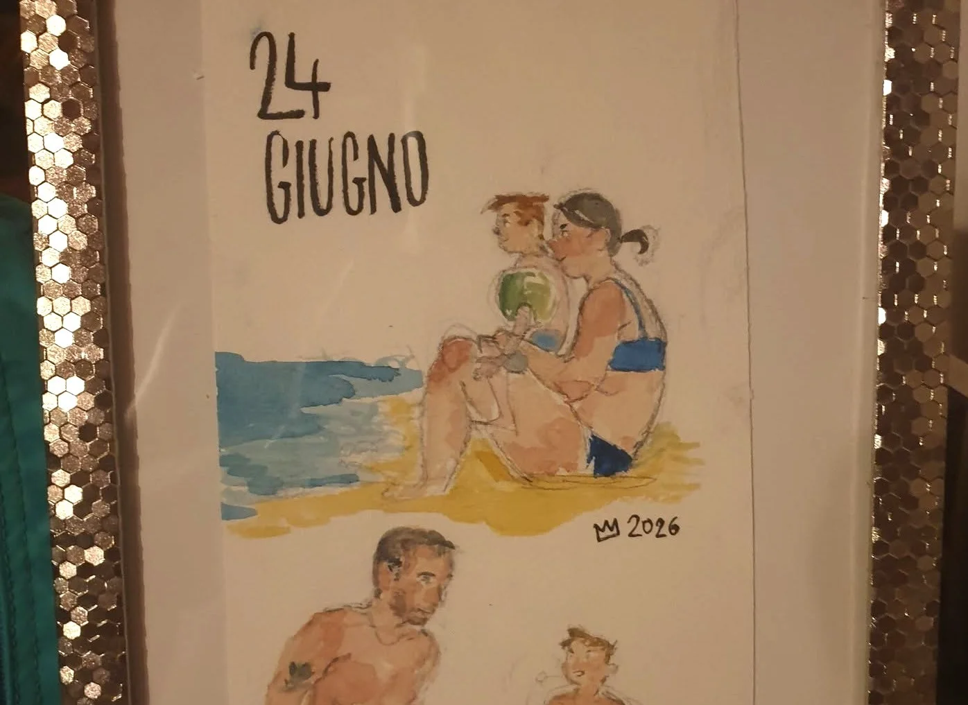 Oristano. “Ha ritratto la nostra famiglia in spiaggia”: l’appello di Roberto per ritrovare la giovane pittrice