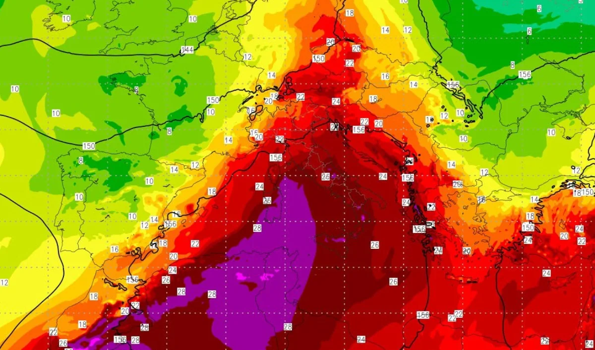Morsa d’Africa sulla Sardegna: oggi il picco estremo, notti bollenti e nessun vero refrigerio nel weekend