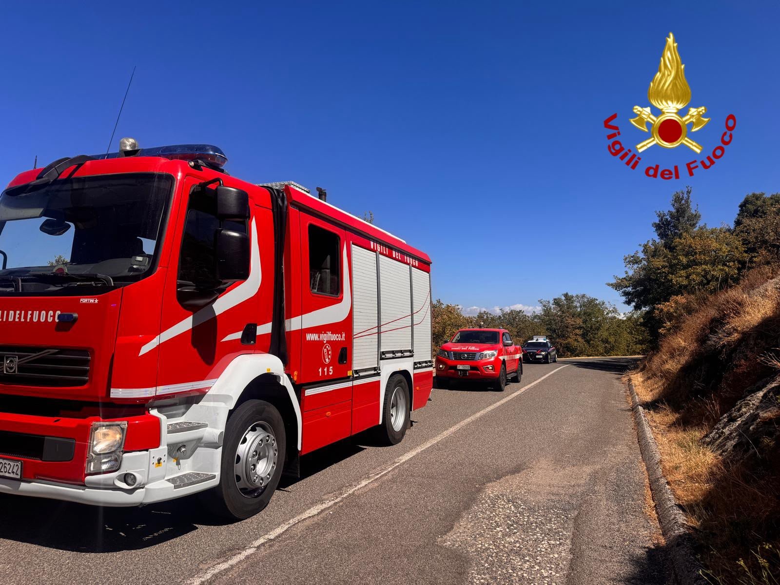 Incidente sulla Sp 22 tra Mamoiada e Sarule: quattro moto coinvolte, due motociclisti finiscono in un burrone