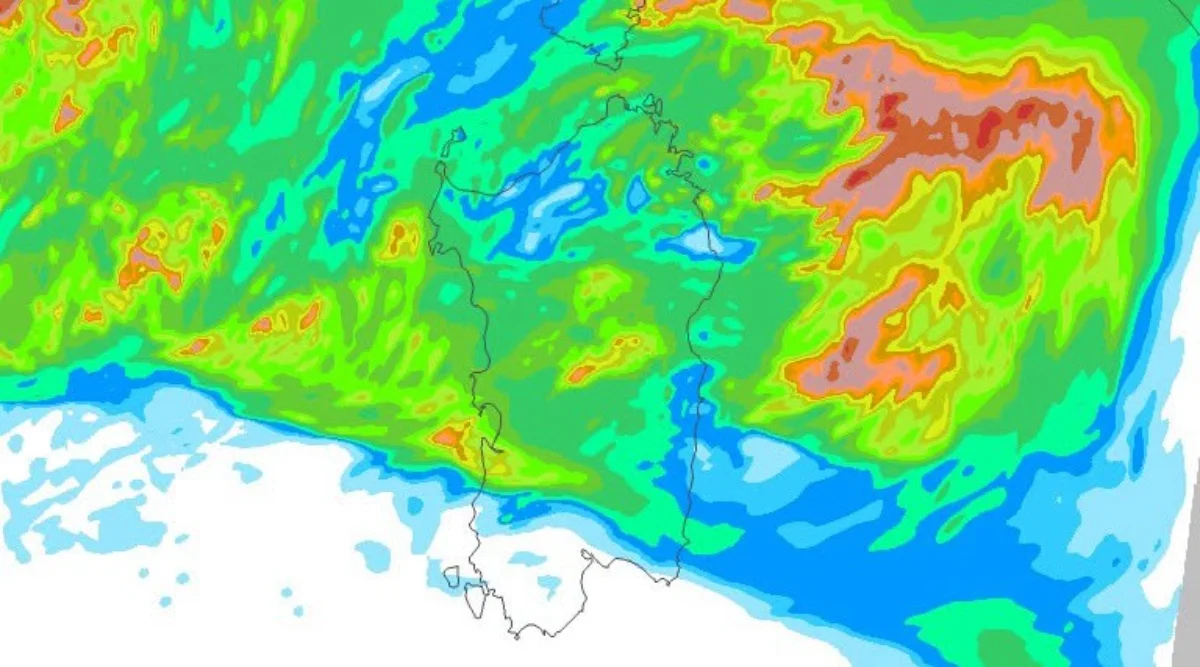 Il caldo africano cede il passo al maltempo: temporali e nubifragi in arrivo verso la Sardegna