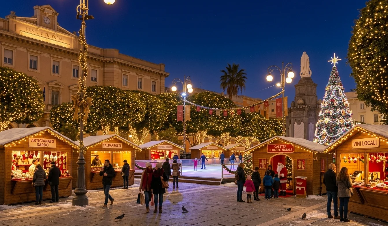 Natale a Cagliari: presentata oggi la grande novità del Villaggio delle Feste in Piazza del Carmine