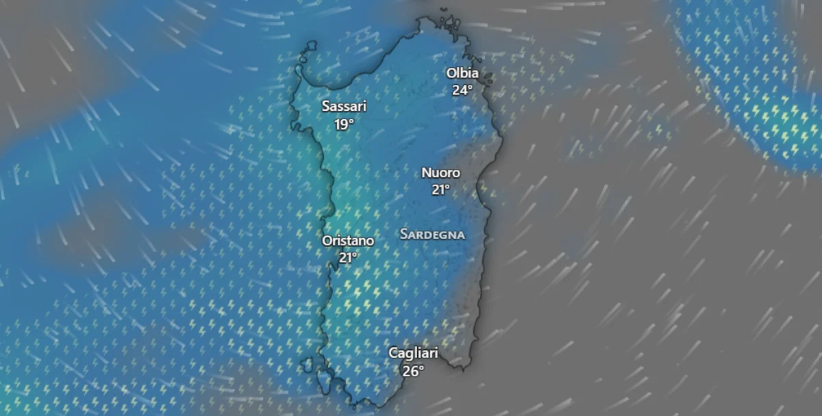 La Sardegna nella morsa del maltempo: il Sulcis sott’acqua, altri temporali e fronte freddo in arrivo